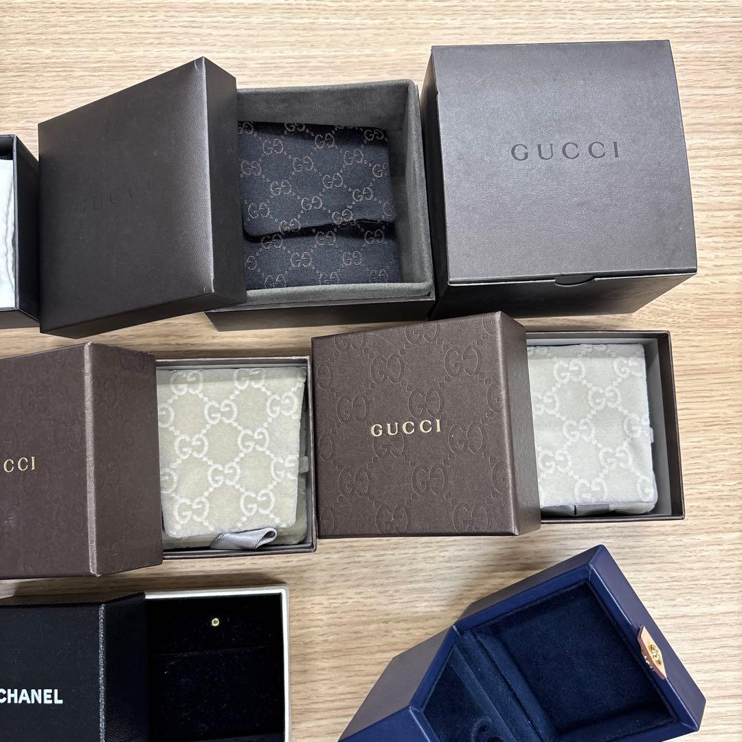 グッチ　空箱　GUCCI・CHANEL 小物収納ボックスセット