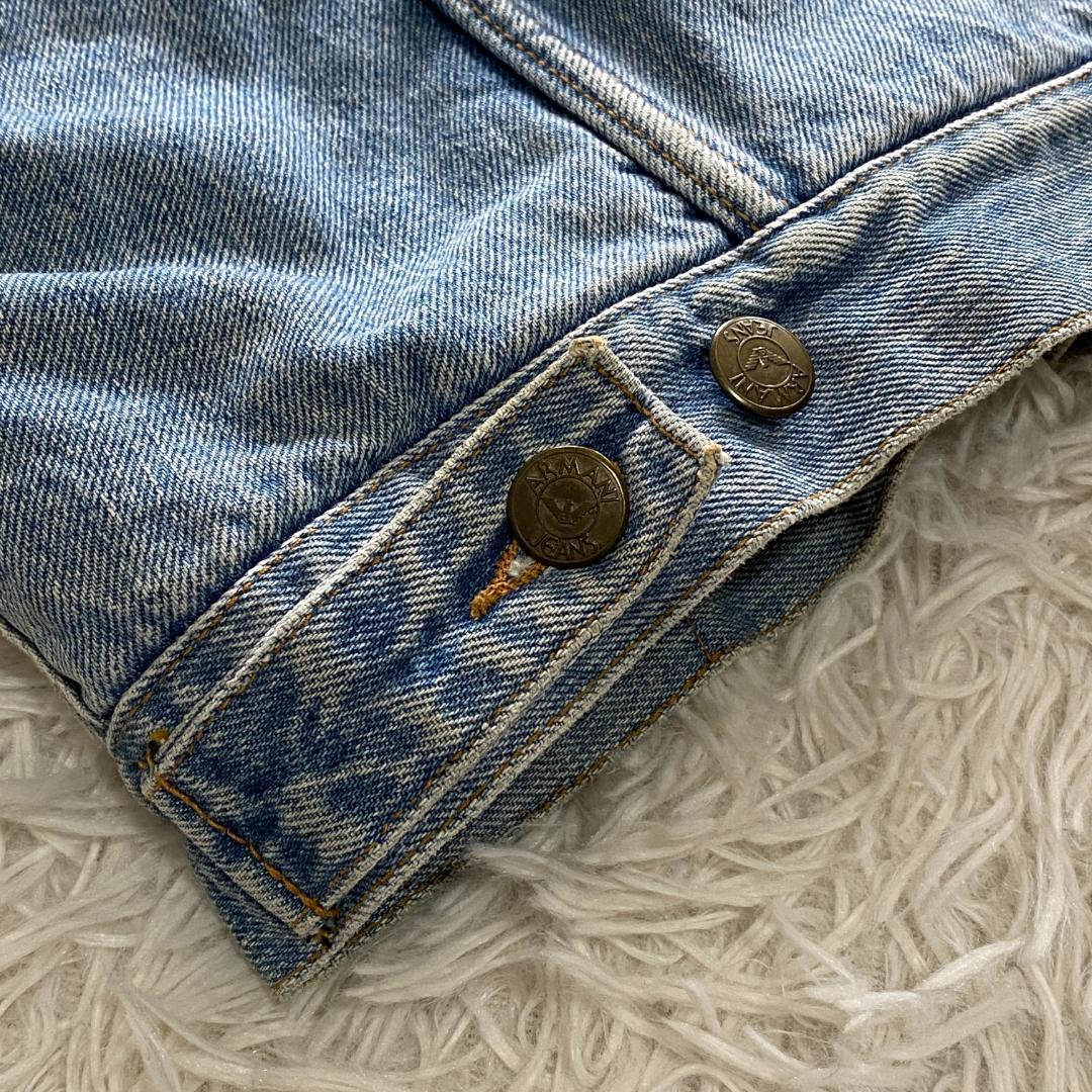 ARMANI JEANS【XL】デニムジャケット/Gジャン イタリア製