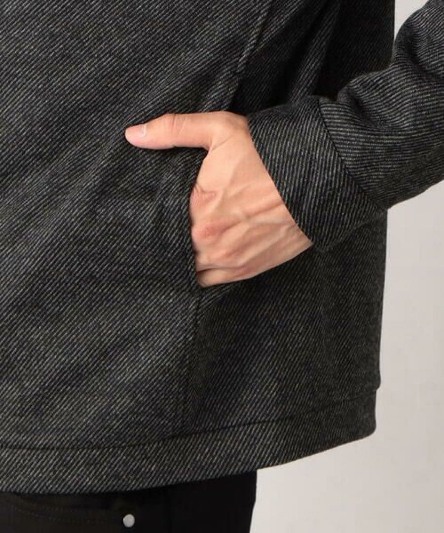 【未使用美品】ステンカラージャケット チャコールグレー Mサイズ
