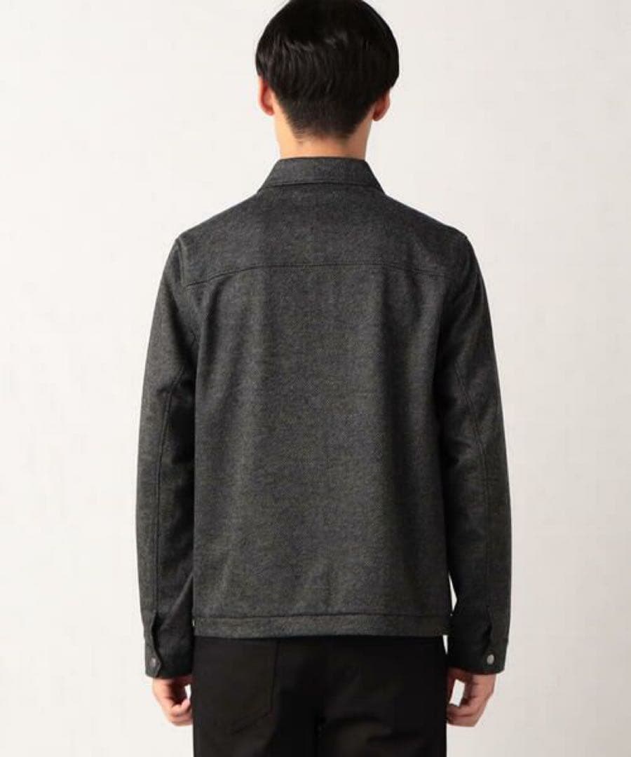 【未使用美品】ステンカラージャケット チャコールグレー Mサイズ