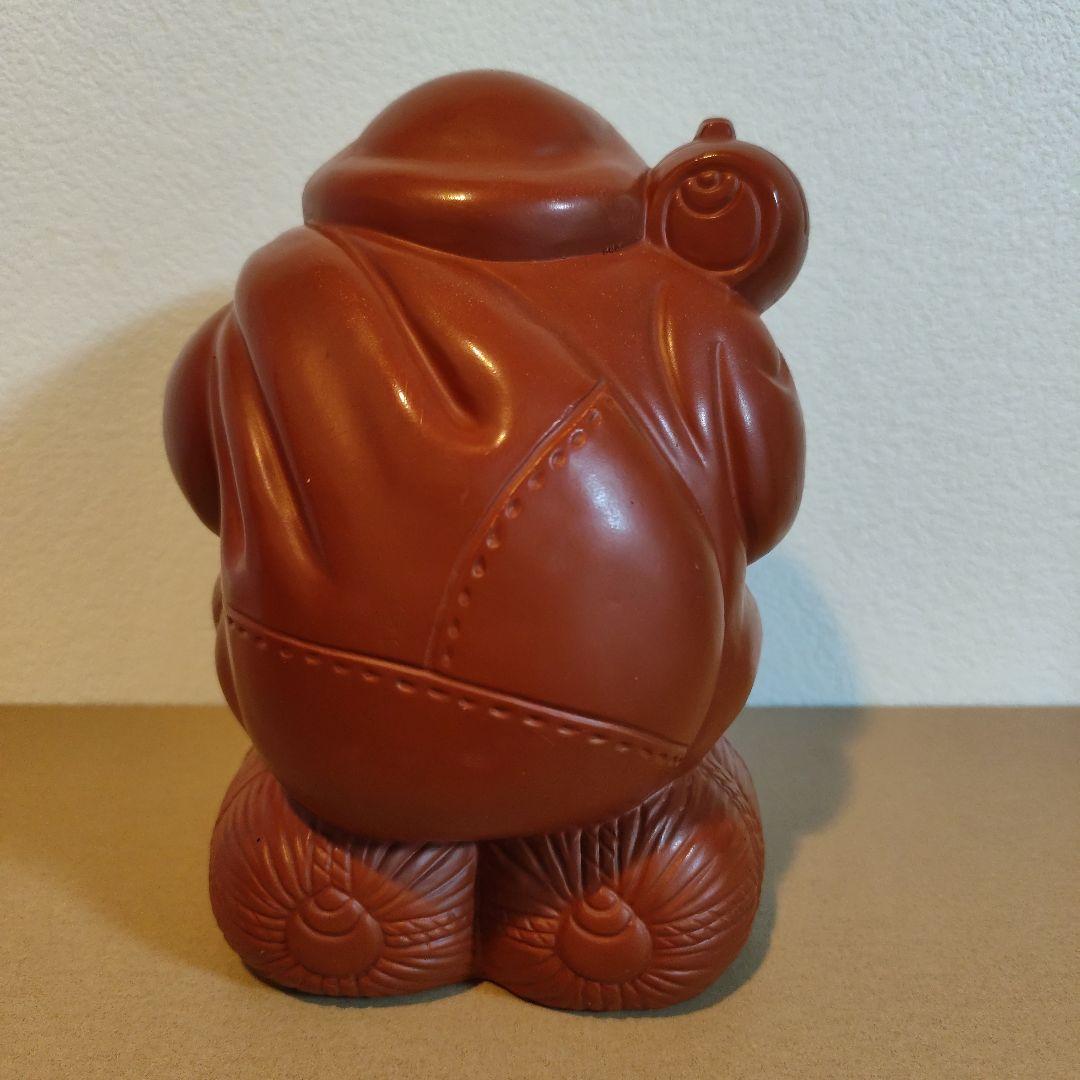 陶器製 笑顔の福の神 置物 約30cm