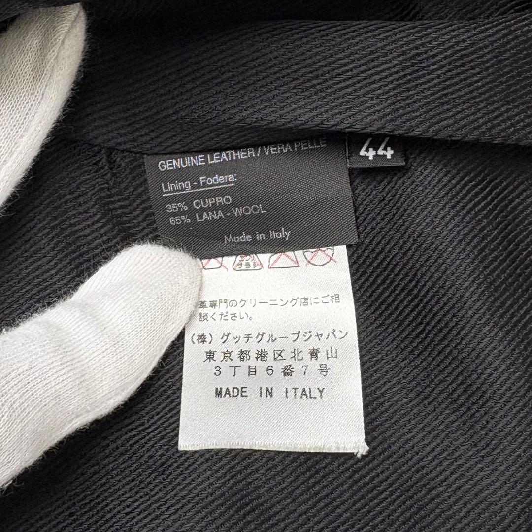 GUCCI トムフォード期 レザージャケット ブルゾン 本革 ラムレザー 総裏