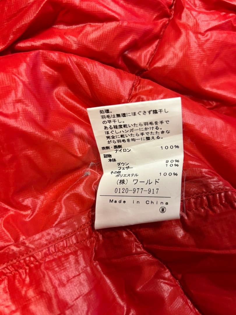 値下げしました adabat メンズXL　ダウンジャケット　ベスト ポーチ付き