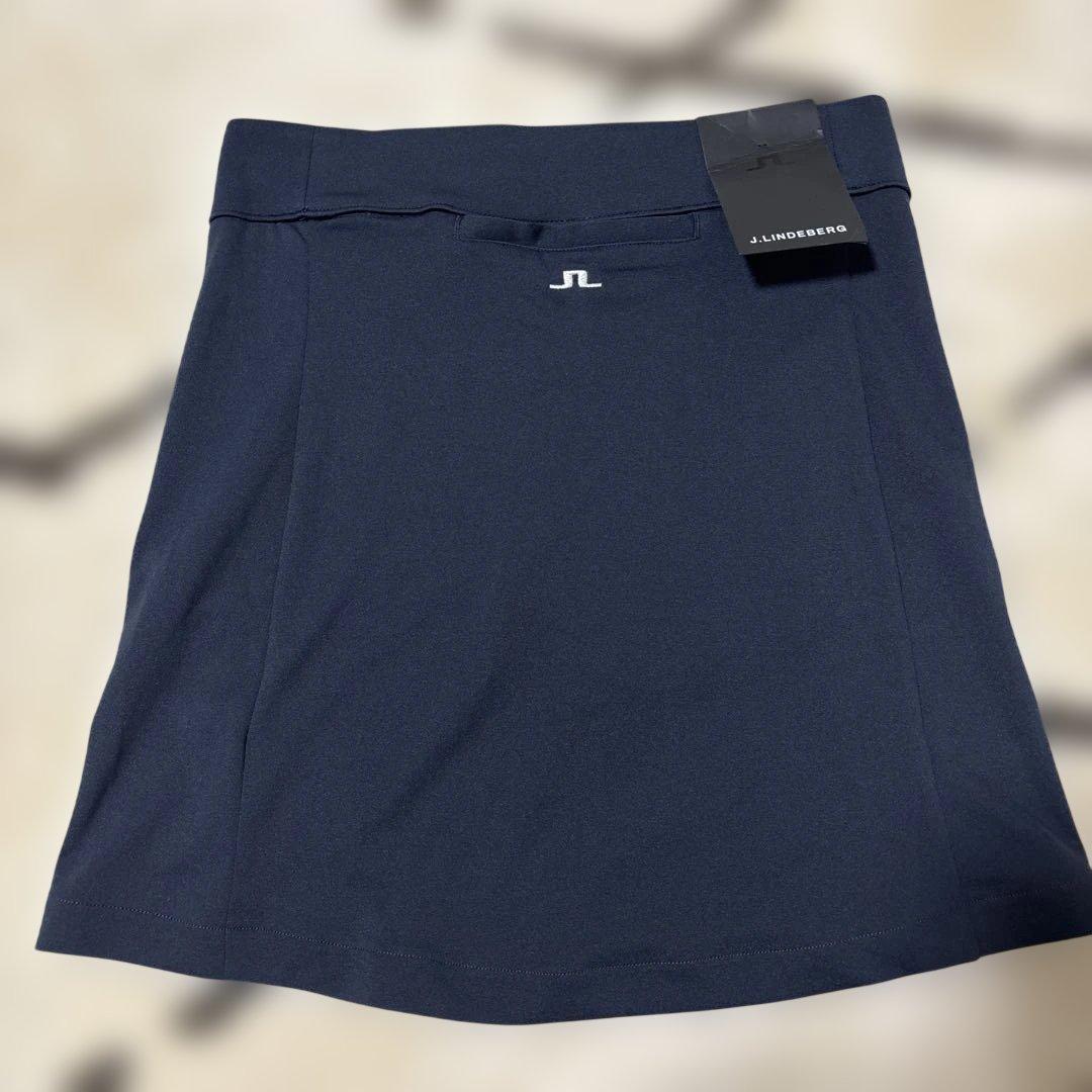 J.LINDEBERG ネイビー Aラインスカート Z2