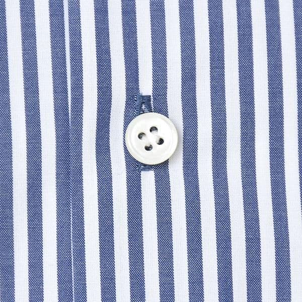 MICA＆DEAL 刺繍入ストライプシャツ