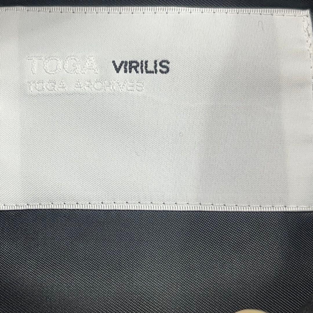 美品 toga virilis スタッズ ブルゾン ジャケット ブラック 46