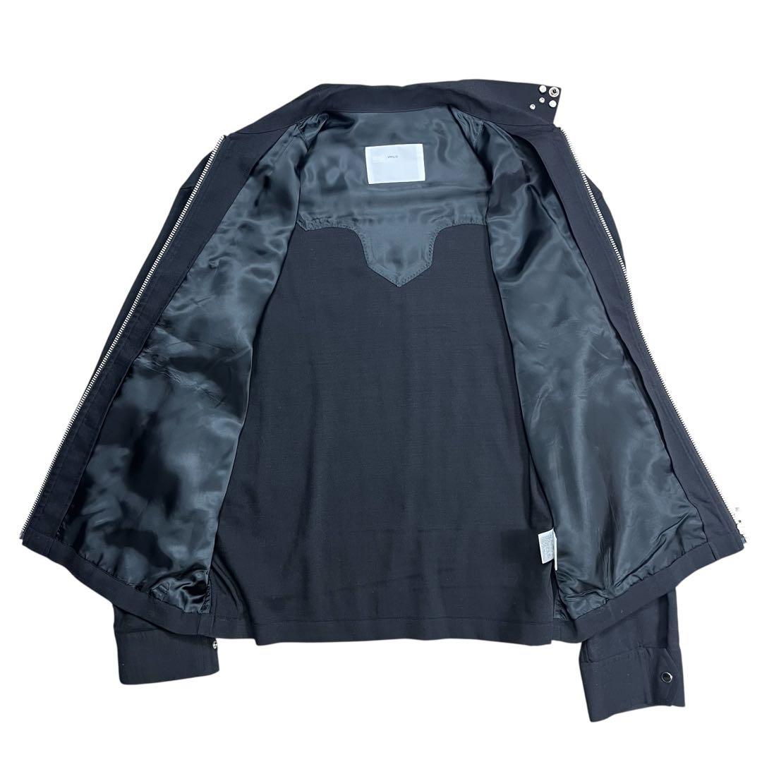 美品 toga virilis スタッズ ブルゾン ジャケット ブラック 46