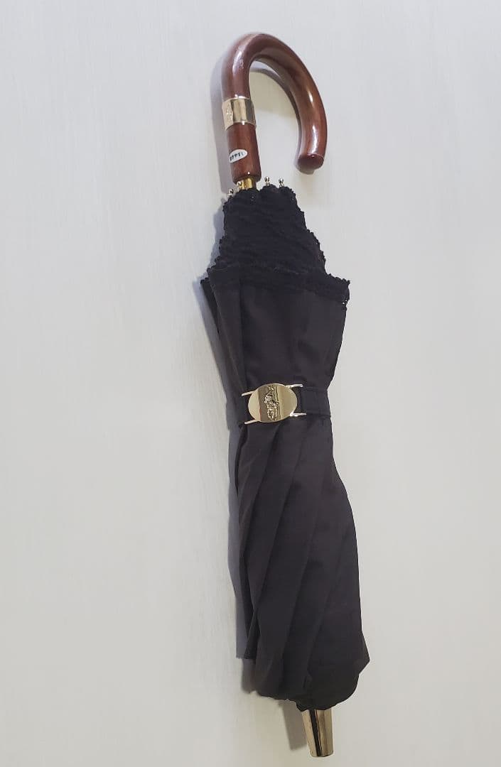 POLO LALPH LAURENブラック 折りたたみ日傘