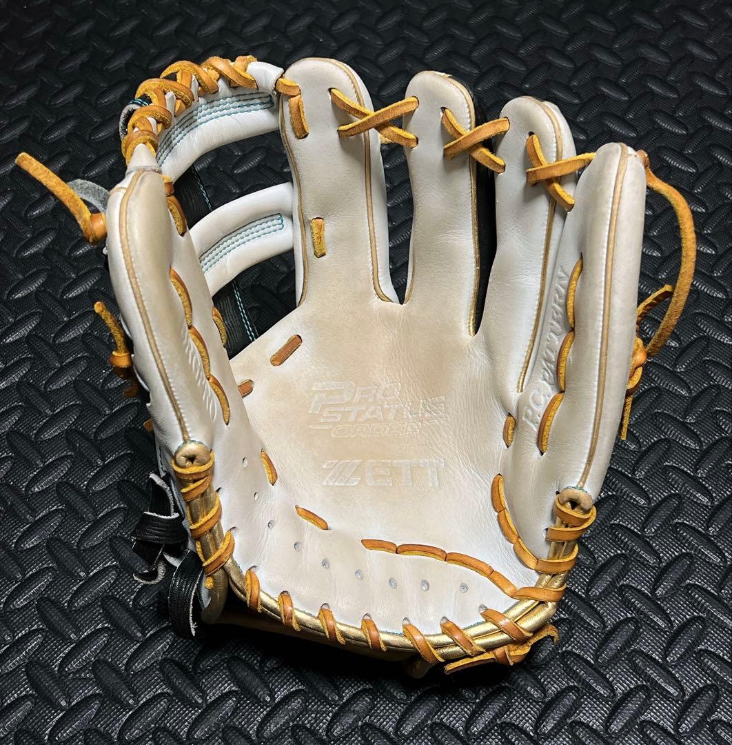 ZETT オーダー プロステイタス 軟式 内野手用 グローブ 源田モデル