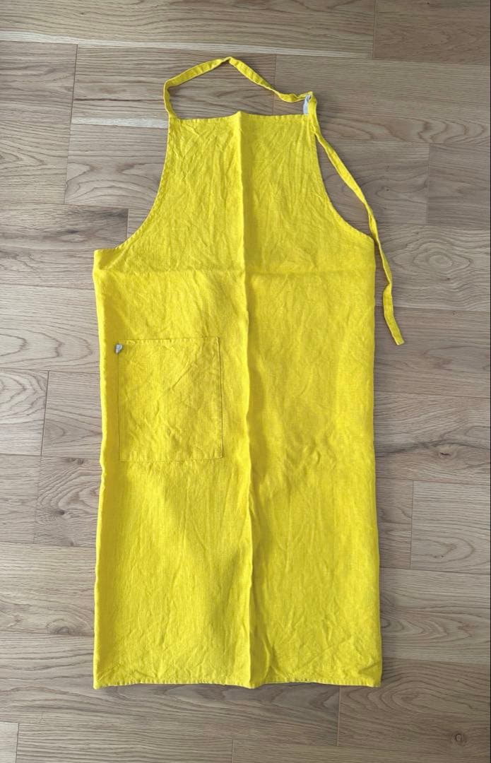 TODAY'S SPECIAL リネンエプロン イエロー