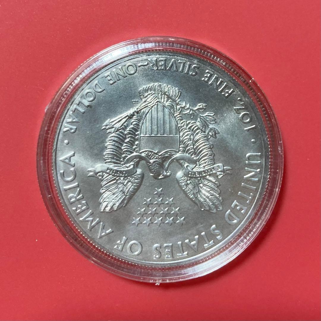 アメリカ　イーグル銀貨　1オンス　31.1g　2014　ケース付