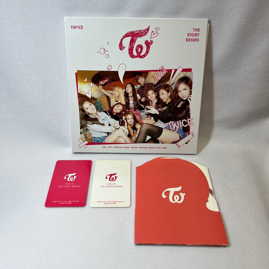 （韓国版アルバム）TWICE THE STORY BEGINS 幼少期トレカ付き