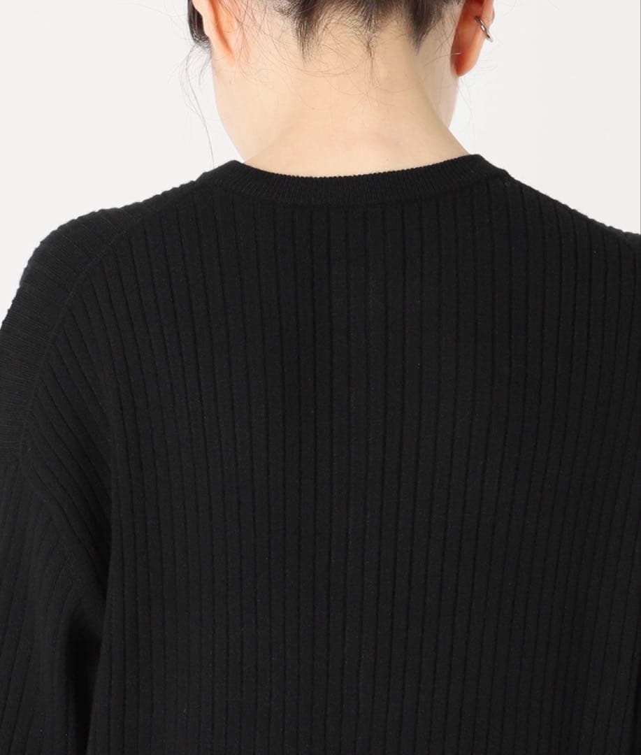 Spick&Span ヘンリーネックリブニットワンピース