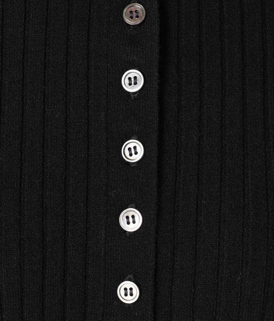 Spick&Span ヘンリーネックリブニットワンピース