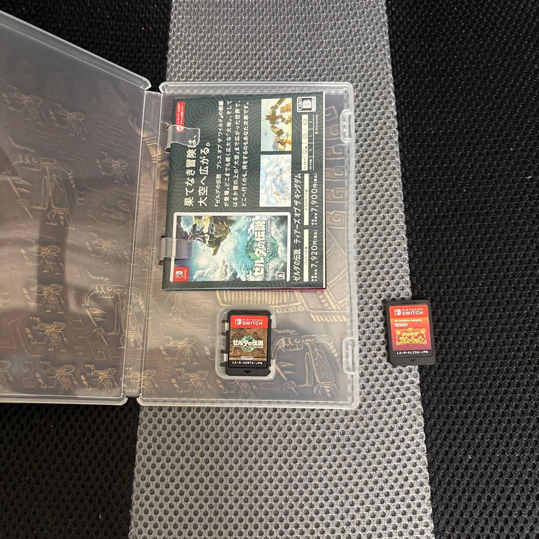 ゼルダの伝説 ティアキン ポケットモンスタースカーレット ソフトのみ