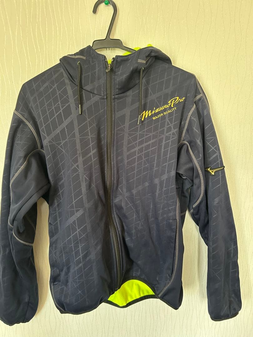 Mizuno Pro プロテックシールド フルジップパーカー 上下セットS