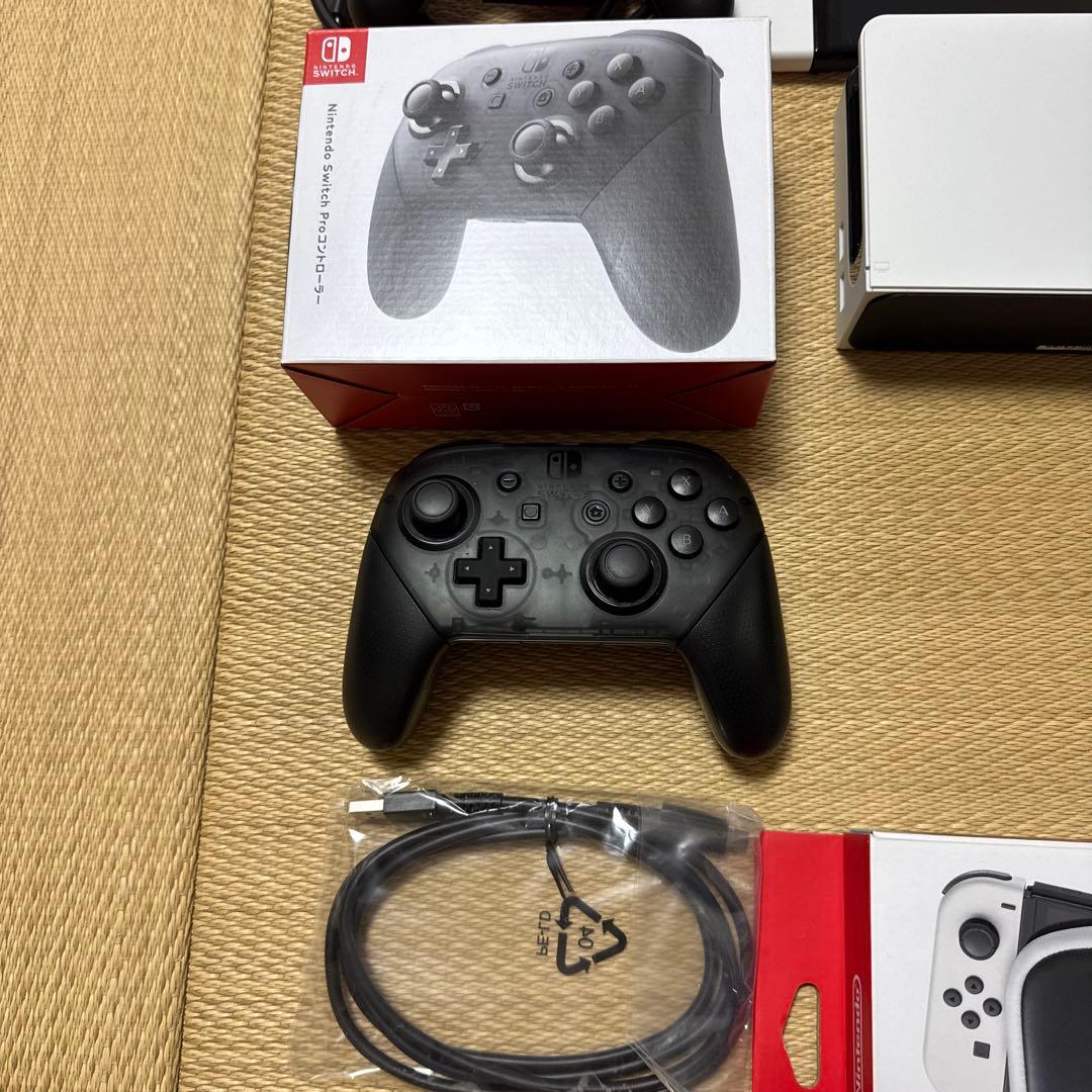 Nintendo Switch有機ELモデル＼コントローラー＼ケース＼ソフト一式