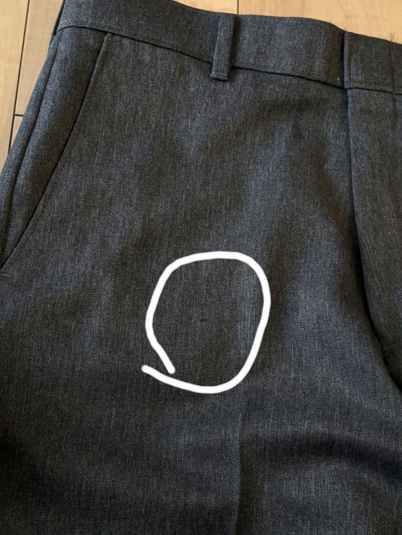 美品 LEVI'S ACTION SLACKS ダークグレー スラックス