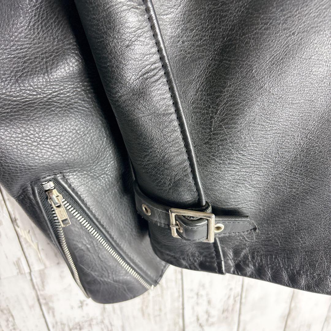 70s Schott スタンドカラーシングルライダース USA ボアライナーa1