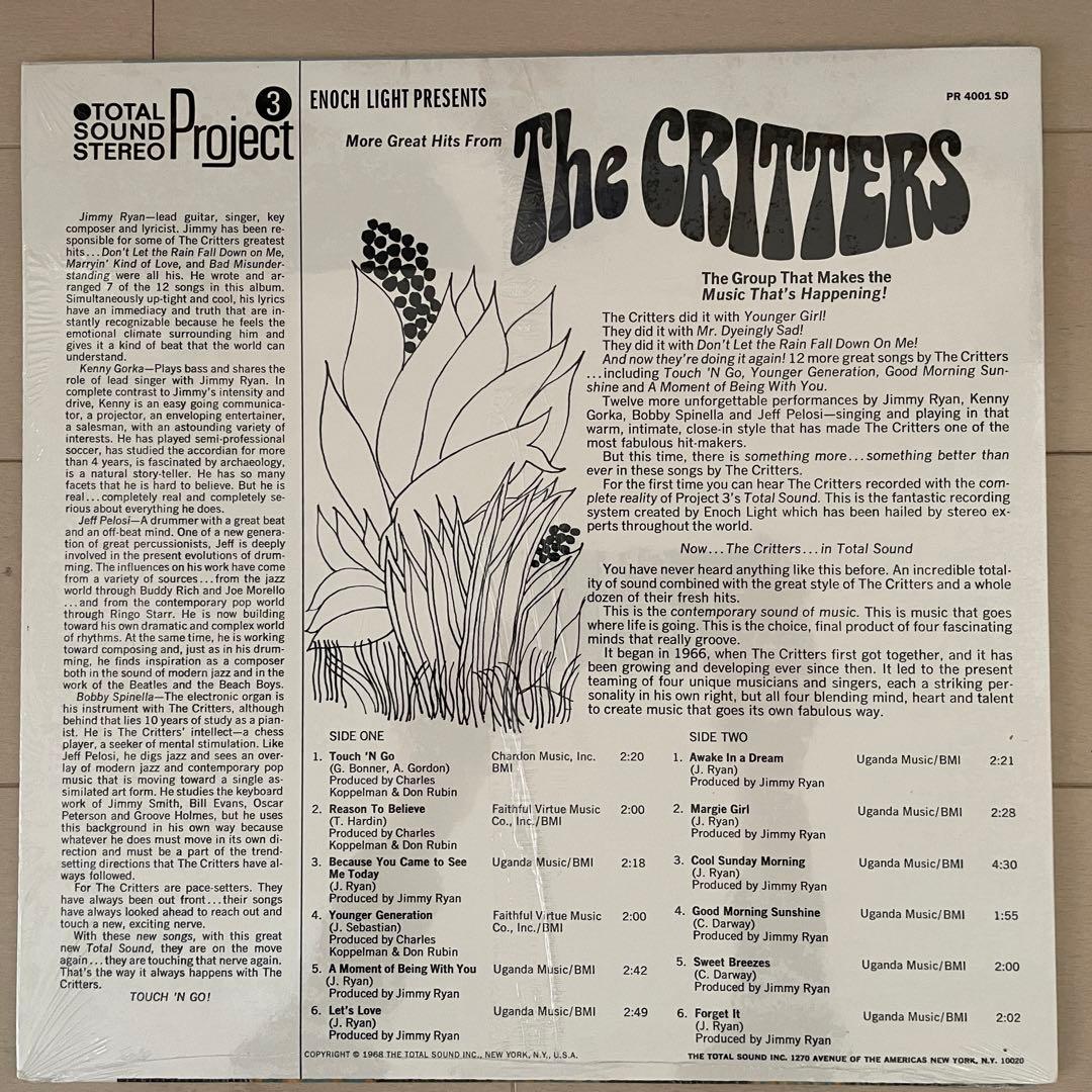 【美品】The Critters / Touch'N Go With