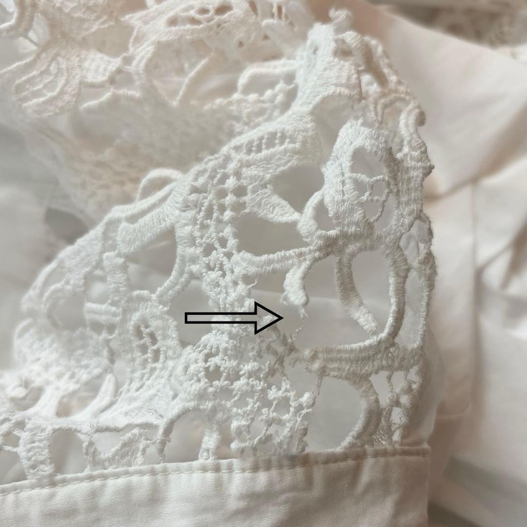 ミズイロインド シャツワンピース 刺繍 ロングシャツ ホワイト 長袖 ホワイト