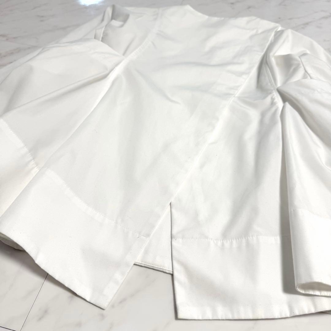 完売品✨️ジプソフィア Zip Blouse ジップ ブラウス 美シルエット 白