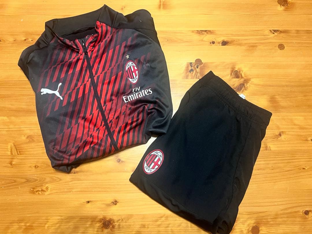 w*.様 ACミラン PUMA ジャージ上下セット XL/L まとめ売り