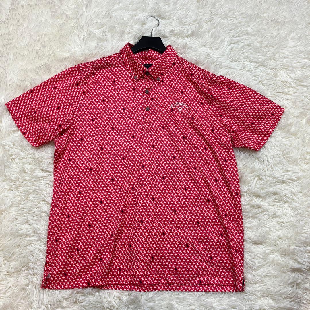 未使用級 希少サイズ キャロウェイ ゴルフ ポロシャツ 半袖 3点セット 2XL
