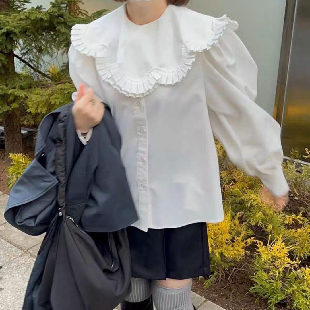 トップス Bibiy FRANCESCA BLOUSE white