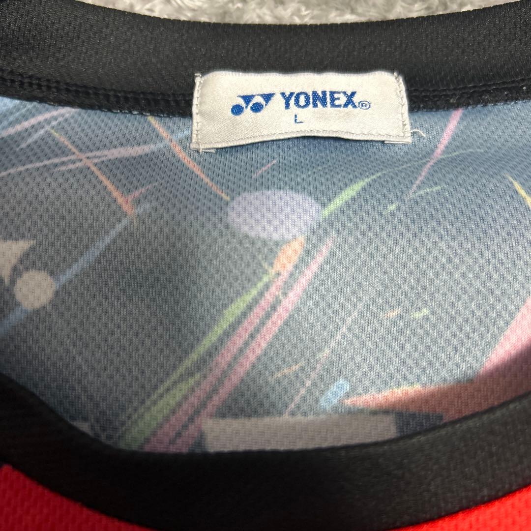 YONEX バドミントンシャツ Lサイズ カラフル
