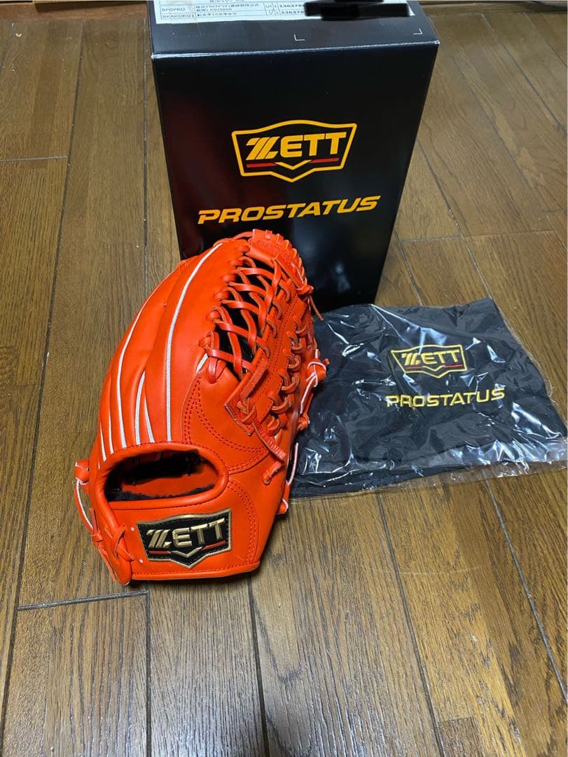 ZETT 硬式グローブ プロステイタス外野手新品