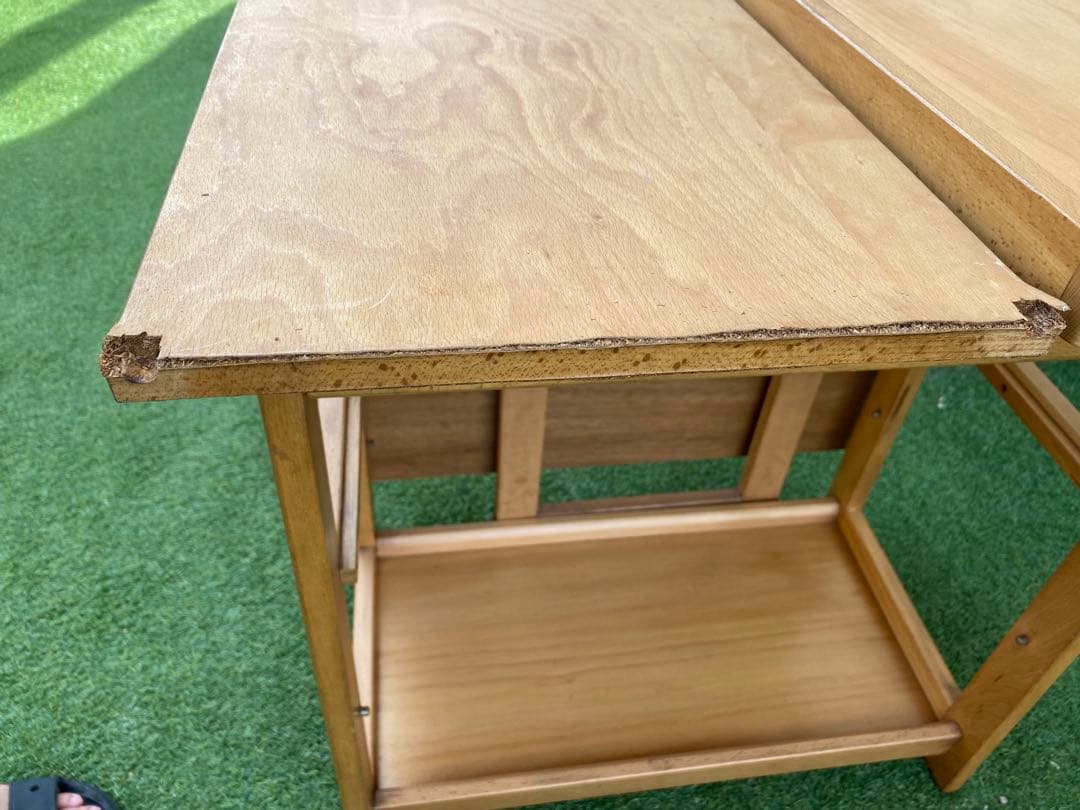 バタフライワゴン　バタフライキッチンワゴン　木製キッチンワゴン 折りたたみ式