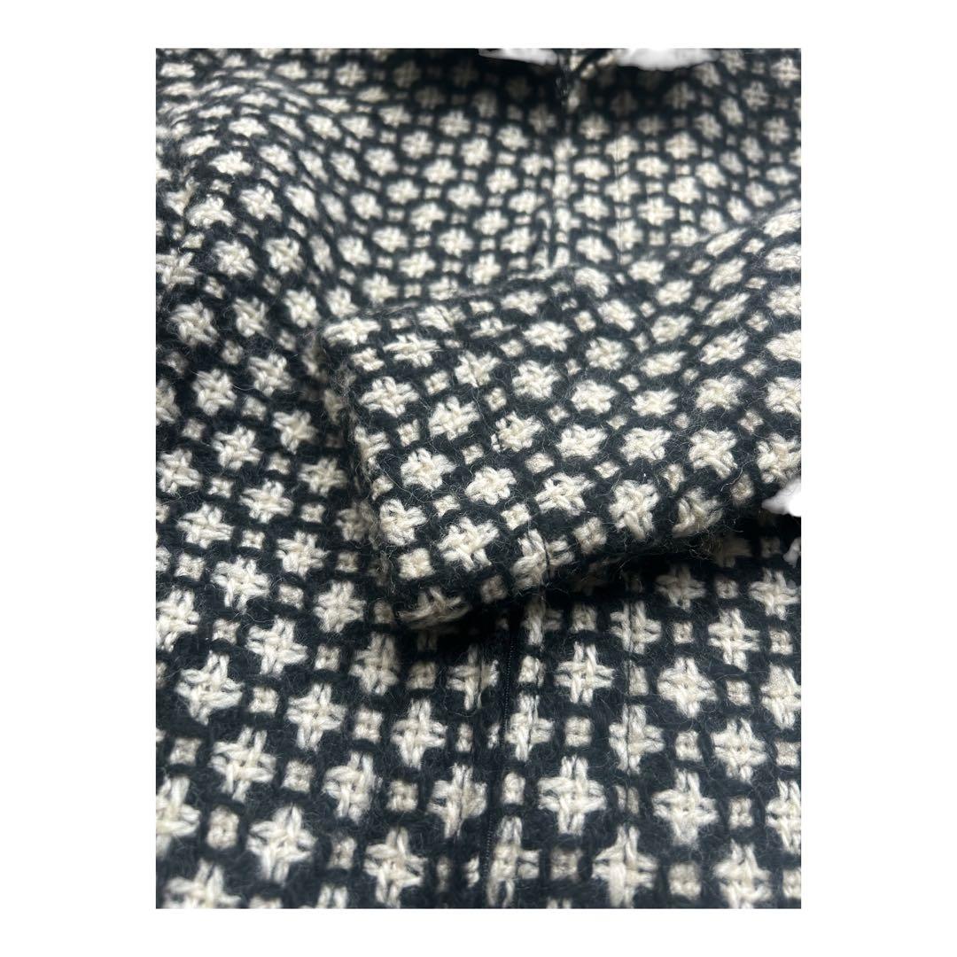 miu miu ミュウミュウ　ウール混合チェック柄ジャケット