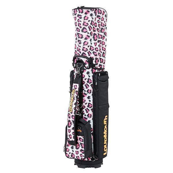 新品 LOUDMOUTH ラウドマウス キャディバッグ ピンクレオパード