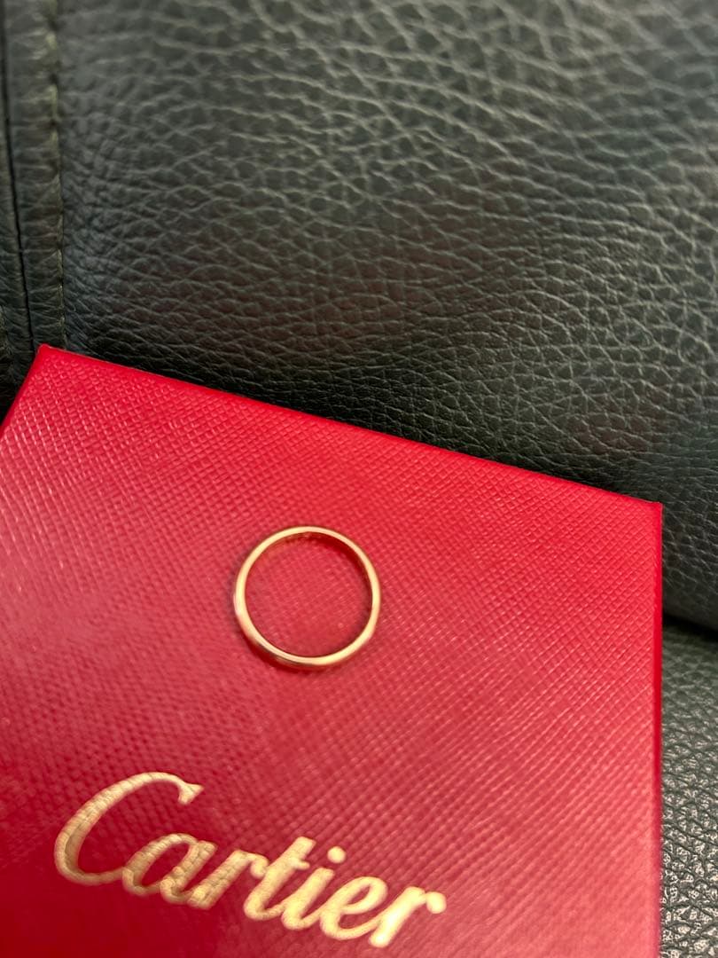 V*3様 Cartier ♡ ピンクゴールドリング ９号 専用ケース付き　保証書