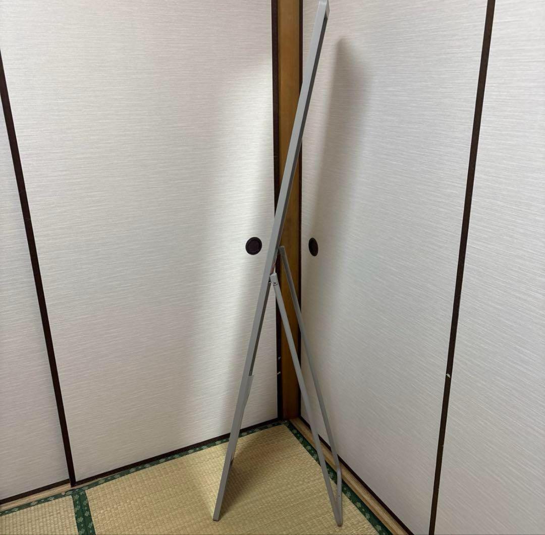 無印良品 スチールパイプスタンドミラー