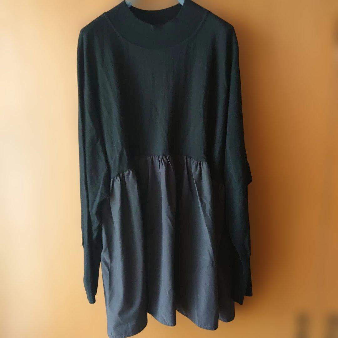 【今季品】23区「洗える」ギャザープルオーバーコンビニット