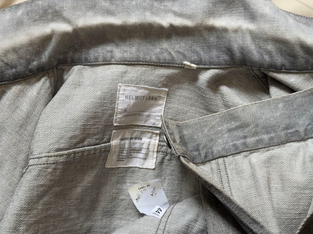 Helmut Lang グレー デニムジャケット 44