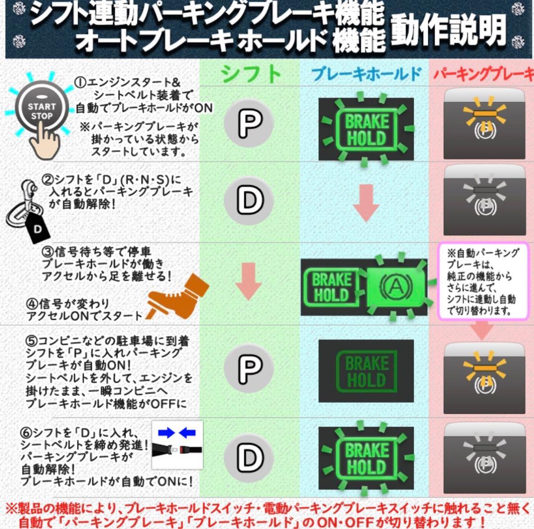 エンラージ商事NBOX JF3 JF4オートパーキング&ブレーキキット