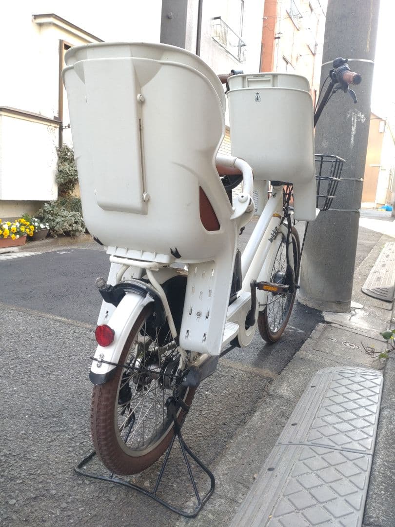 配送可★直接引渡可★カスタム【ビッケグリGRI】電動アシスト自転車★３人乗子供乗