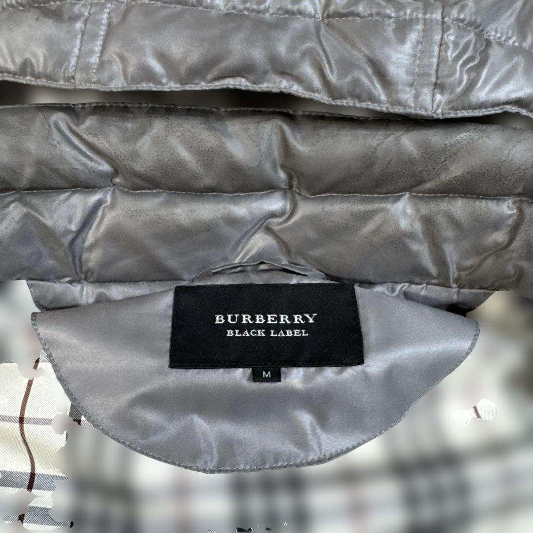 希少　BURBERRY BLACK LABEL ダウンベスト