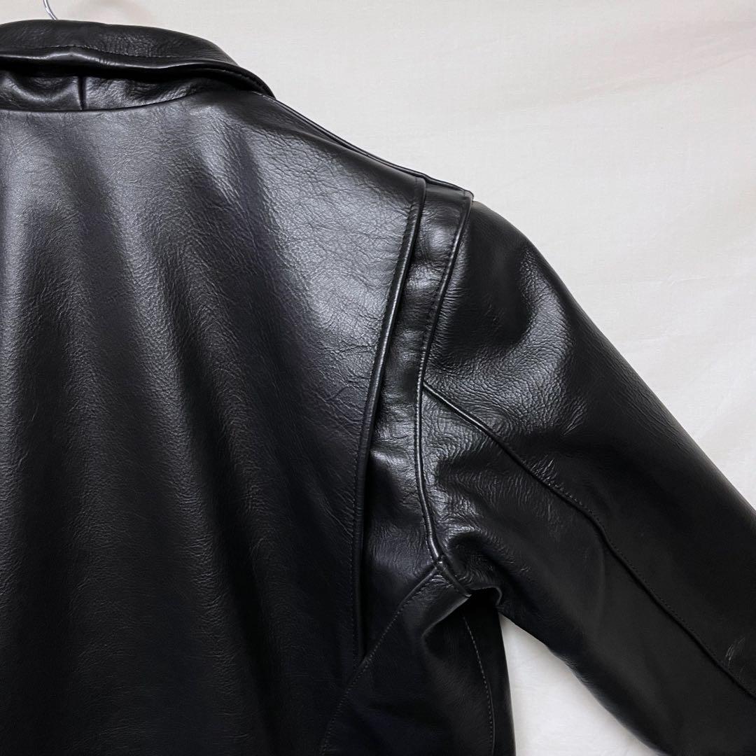 美品 VANSON ENFエンフィールド シングルライダースジャケット USA製