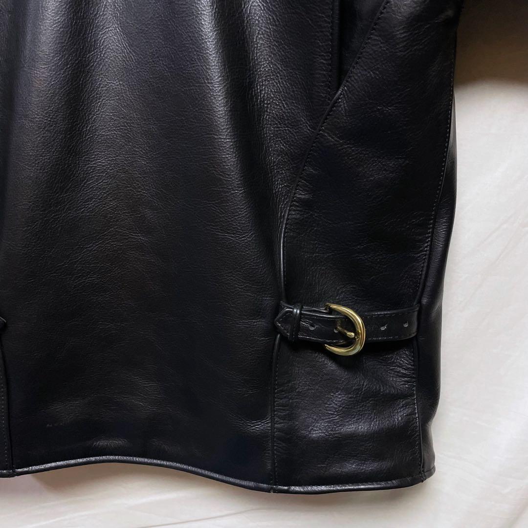 美品 VANSON ENFエンフィールド シングルライダースジャケット USA製
