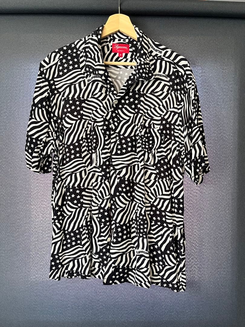 ウェア・シャツ 20SS Supreme Flags Rayon S/S Shirt M