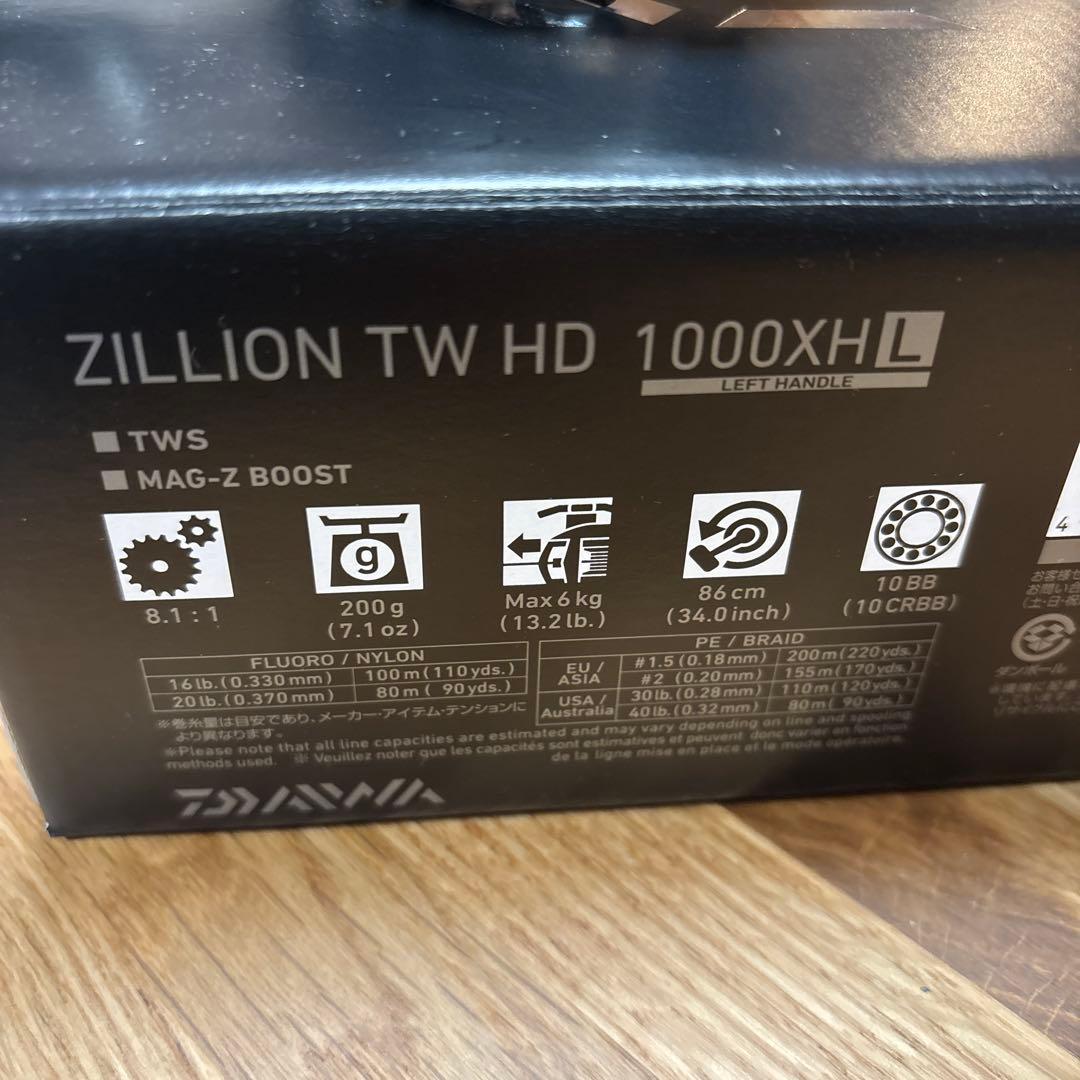 【未使用】ジリオン（ZILLON） TW HD 1000XHL DAIWA