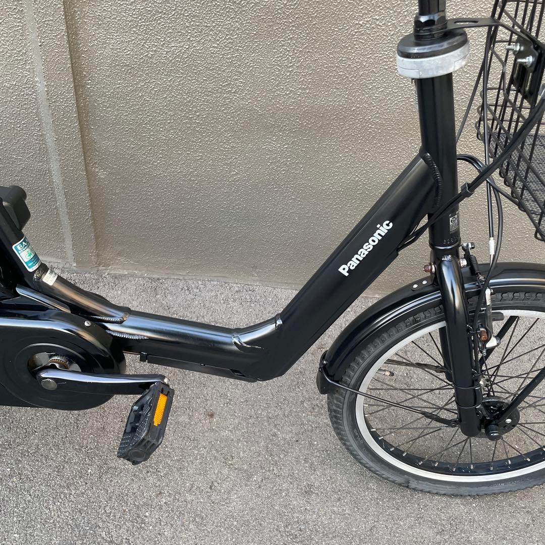 パナソニック電動アシスト自転車20インチ ブラック【引き取り限定】