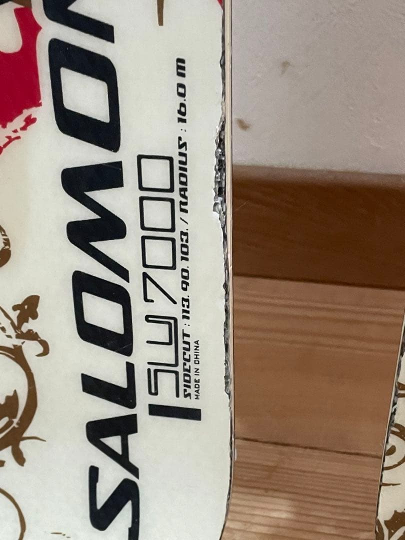 サロモン SALOMON 123cm ファンスキー ミッドスキー スキーボード