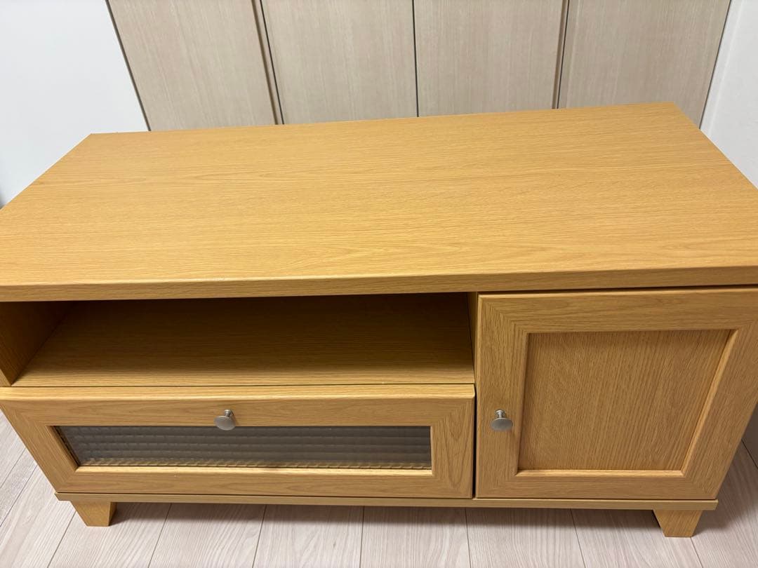 ナチュラルウッド テレビ台 引き出し付き　ニトリ　⭐︎最終お値下げしました⭐︎