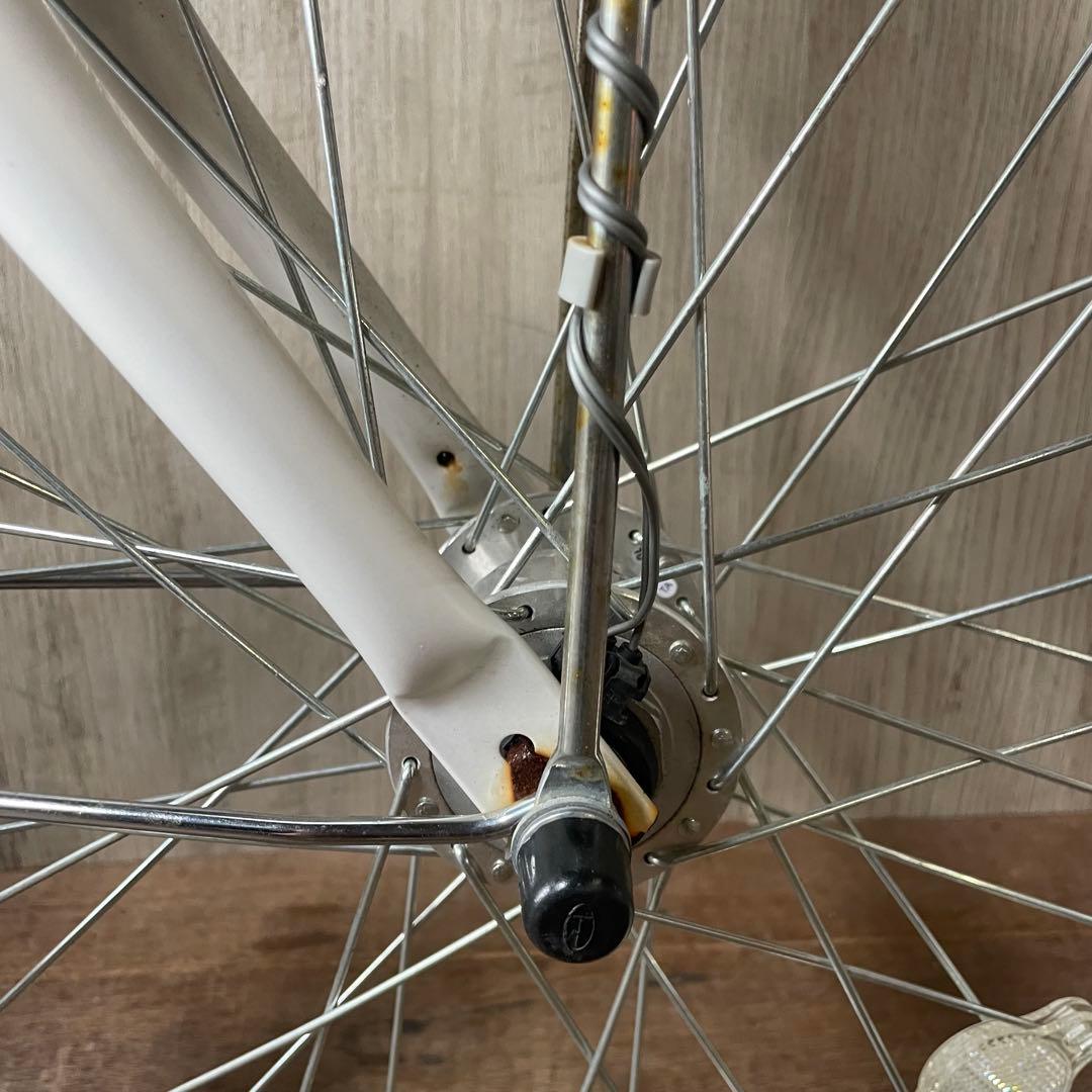防災サイクル AERO 20型 折りたたみ自転車 6段変速 LEDオートライト付