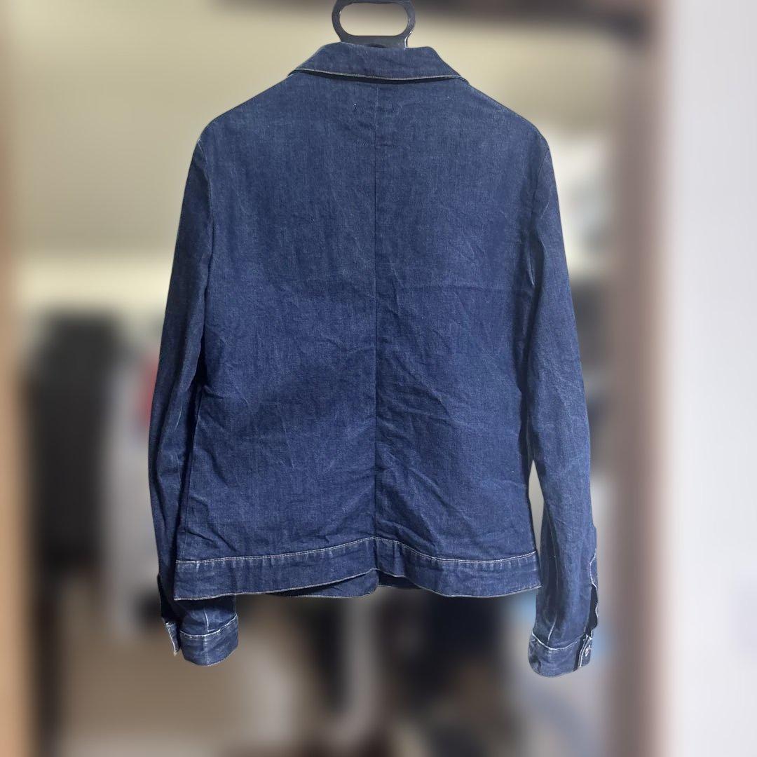 HELMUT LANG 本人期　1997ダークブルー Gジャン M 比翼